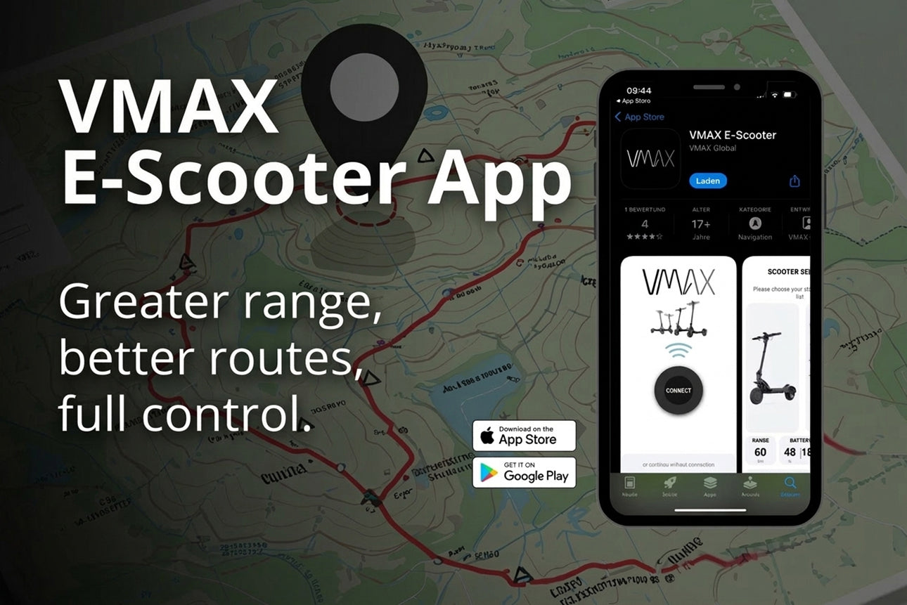 Navigation, range & route planning for your e-scooter