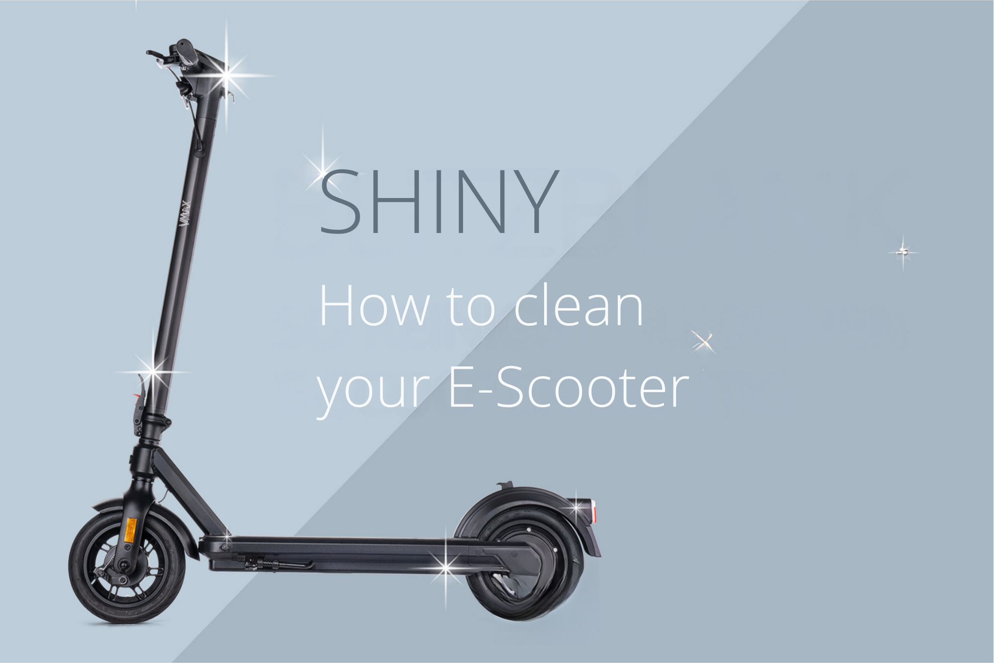 HOW DO I PROPERLY CLEAN MY E-SCOOTER?
