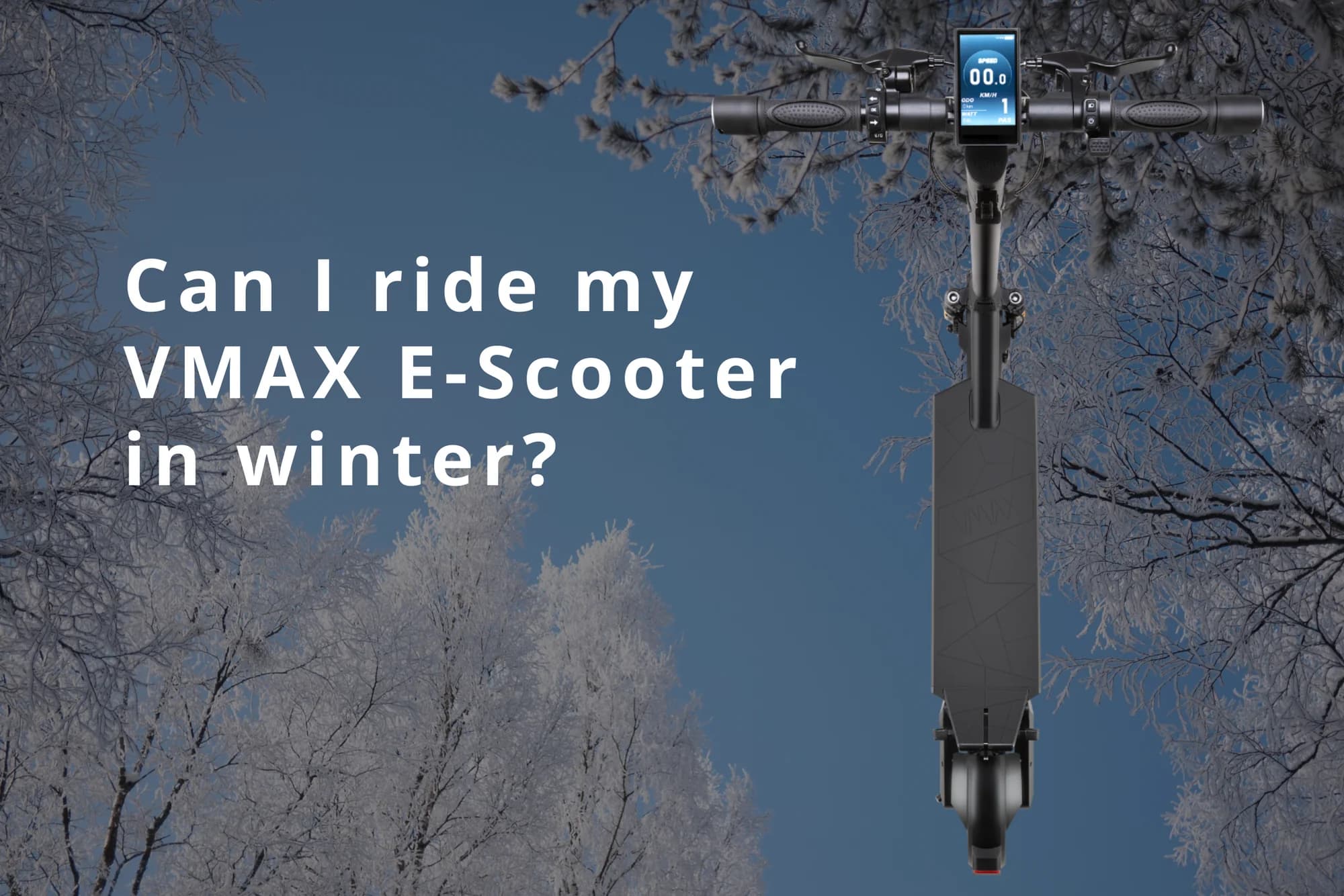 Can I Ride my VMAX E-Scooter in the Winter?