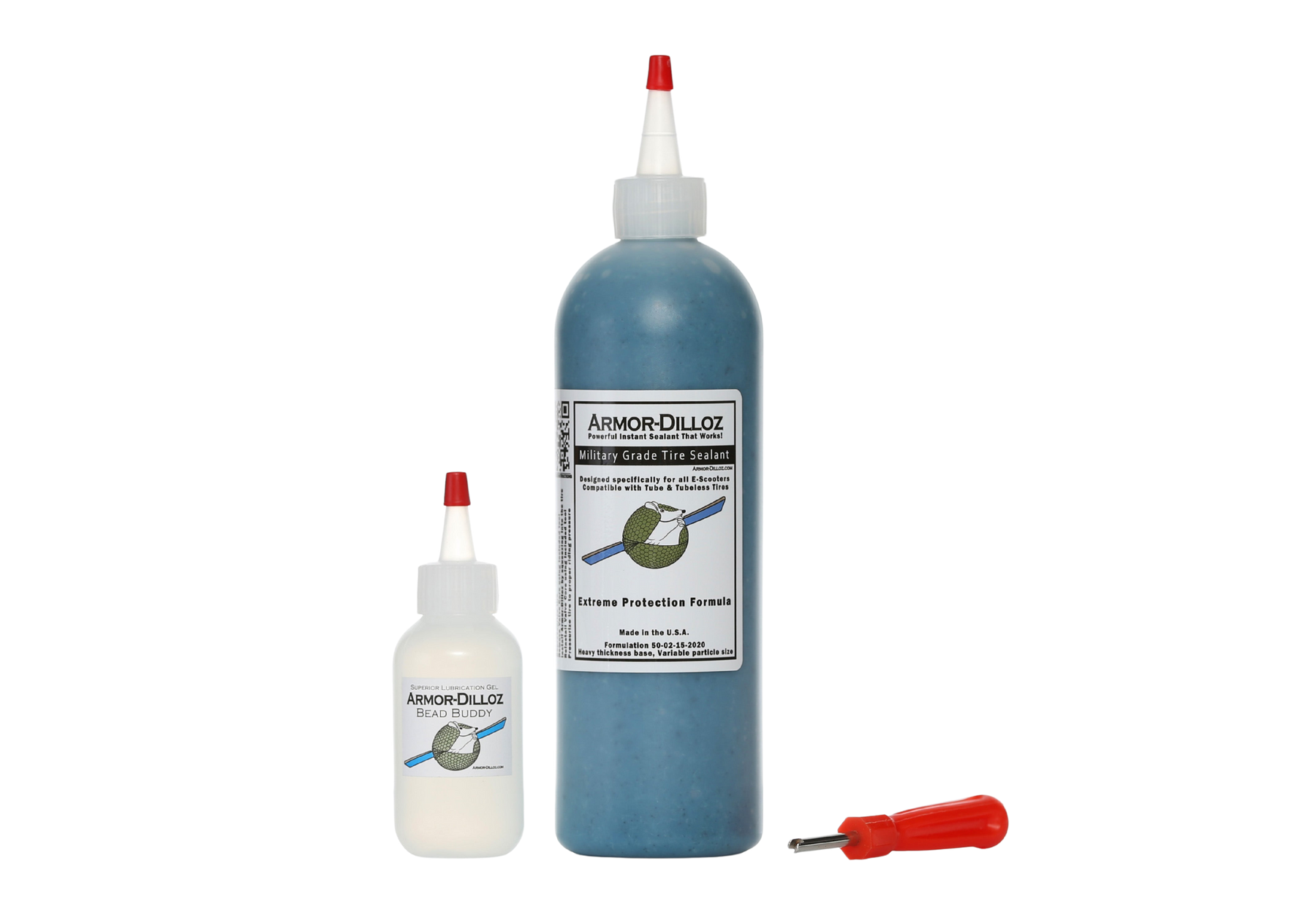 Blue Armor-Dilloz Extreme - Scooter Tire Sealant