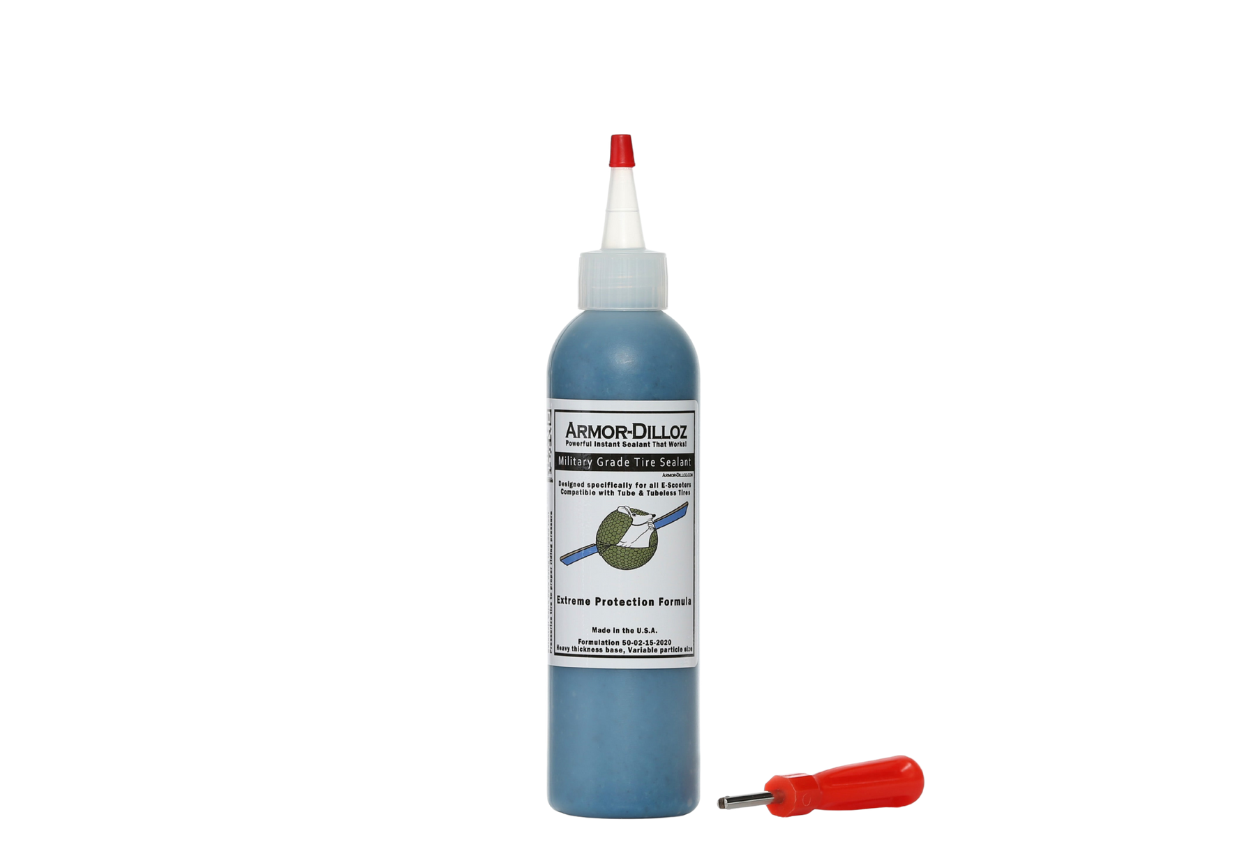 Blue Armor-Dilloz Extreme - Scooter Tire Sealant