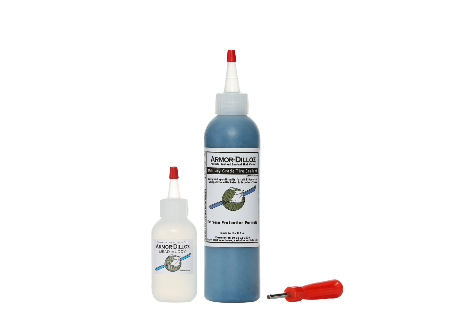 Blue Armor-Dilloz Extreme - Scooter Tire Sealant