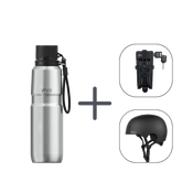 Rider Bundle: Bottle + Helmet + Folding Lock