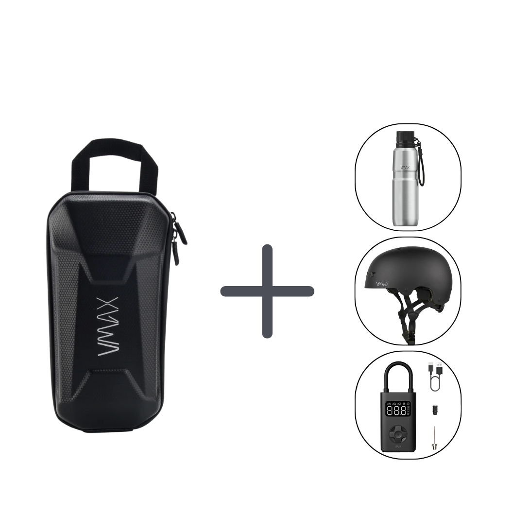 Rider Bundle: Pump + Bag + Bottle + Helmet
